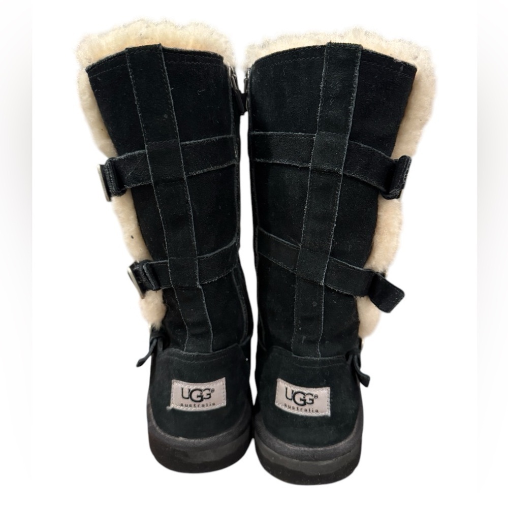 UGG Maddie Girl’s Boots Black Size 6 - Picture 3 of 9